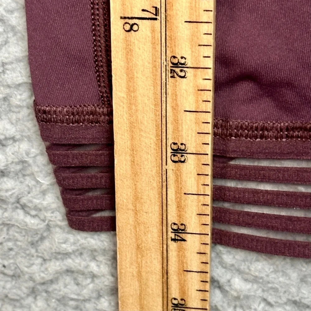Lululemon Find Focus 7/8 Tight Women's 6 Arctic Plum Mesh Luxtreme Leggings Gym